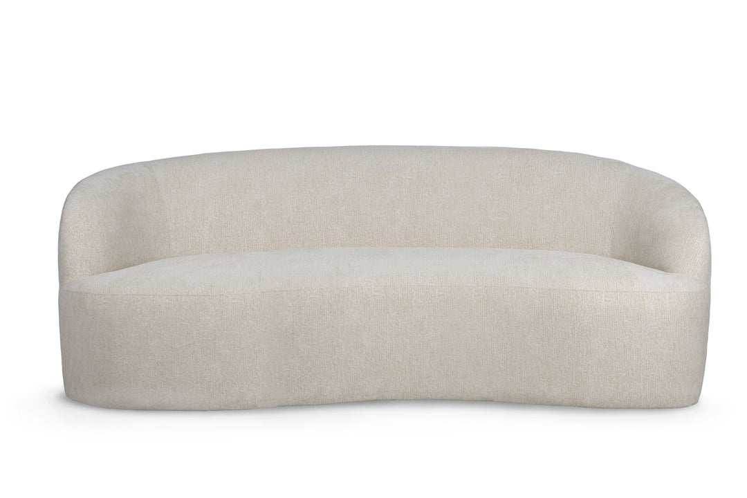 PTMD Bohne Creme Nanci 3-Sitzer-Sofa