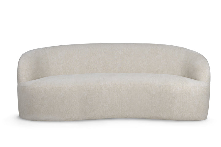 PTMD Bohne Creme Nanci 3-Sitzer-Sofa