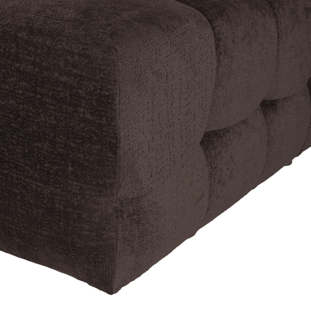 PTMD Jidde Sofa Hocker 1072 Donkergrijs