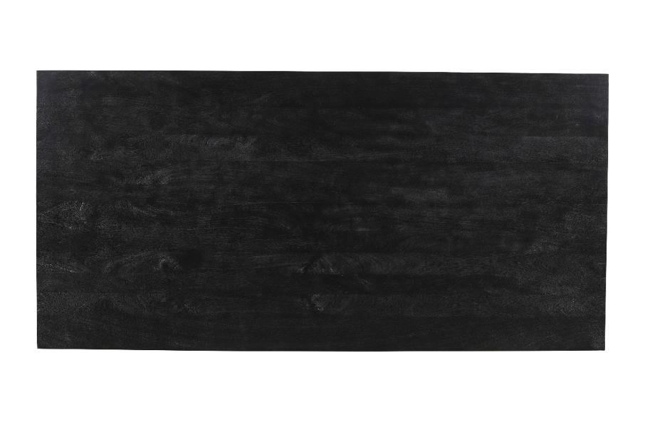 PTMD Eettafel Alore Zwart Goud Mangohout 200 cm