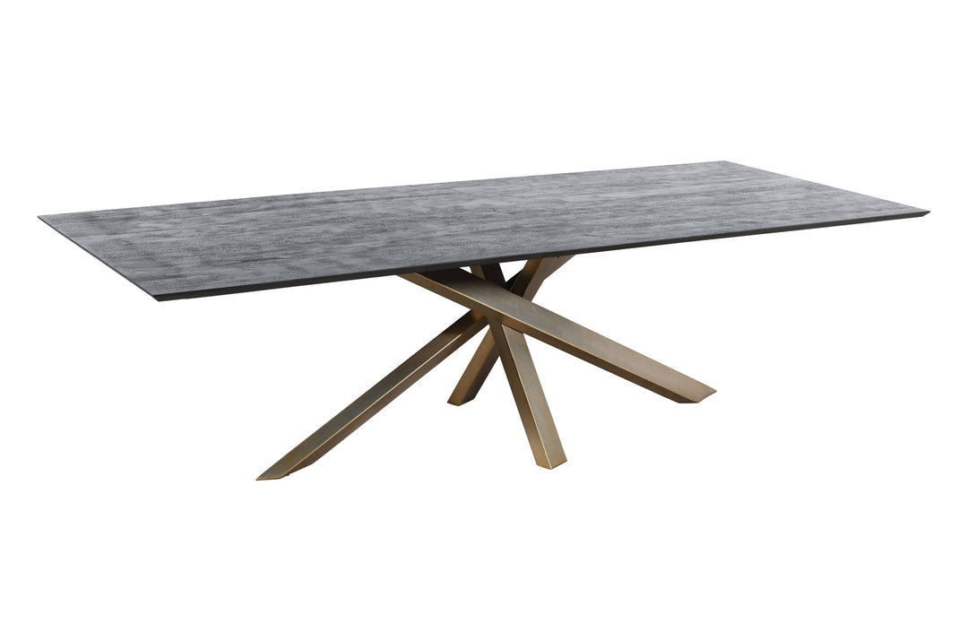 PTMD Eettafel Alore Bruin Goud 240 cm