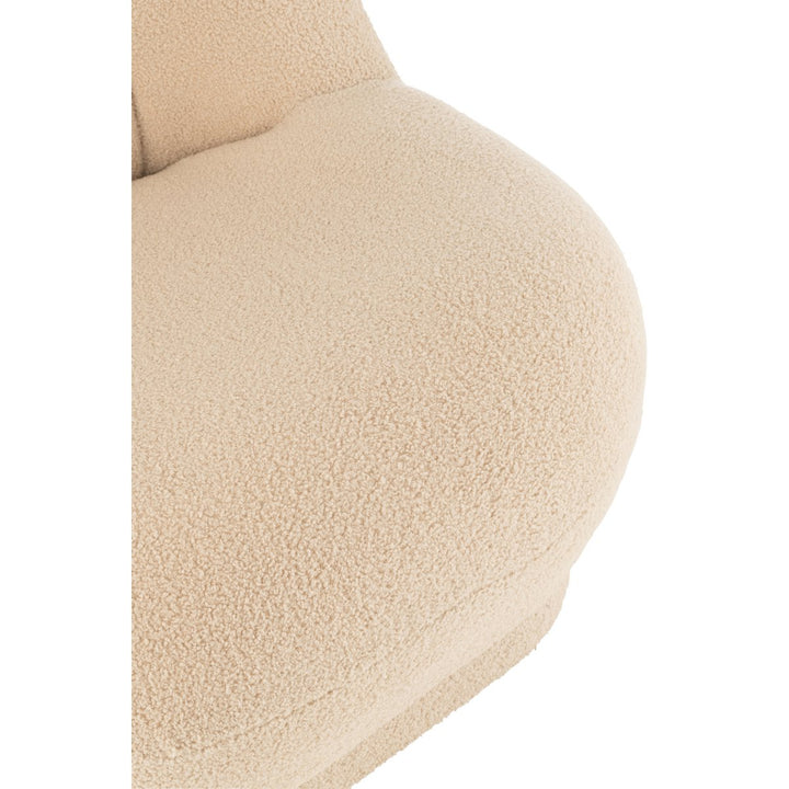 J-Line Sofa Teddy Bouclé Warm Beige 