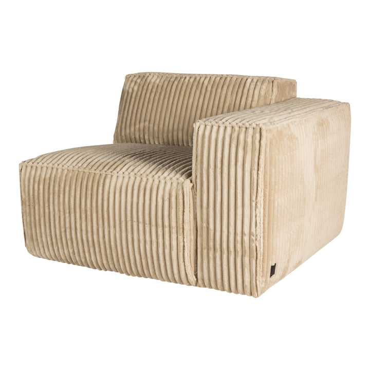 PTMD Animo Sofa with armrest Right Beach