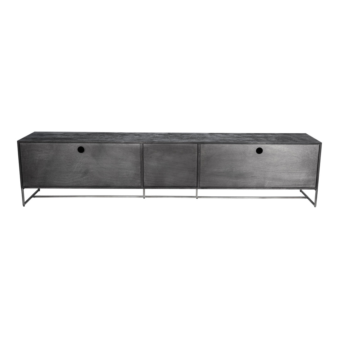 PTMD Onyx Tv Cabinet Mangohout Zwart