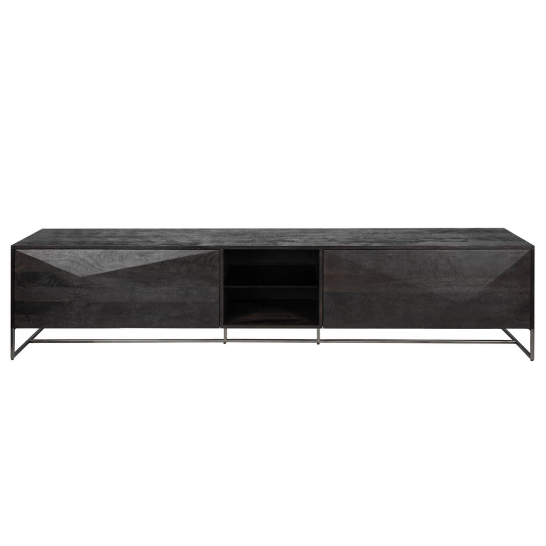 PTMD Onyx Tv Cabinet Mangohout Zwart