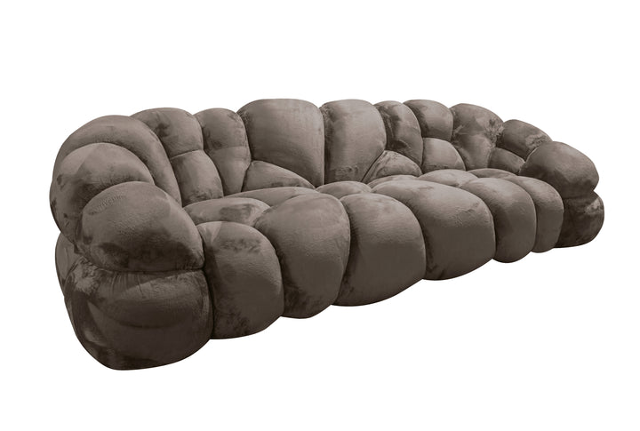 PTMD Nubibus Sofa Dark Taupe