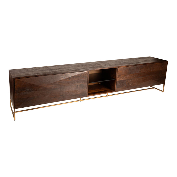 PTMD Onyx TV-Schrank Mangoholz Braun