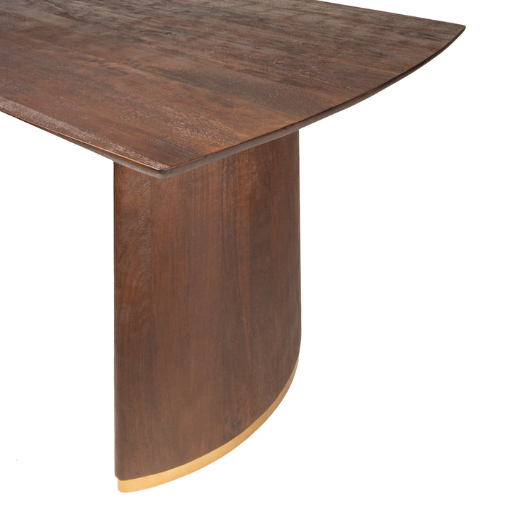 PTMD Eettafel Ostara Bruin Mangohout 200 cm