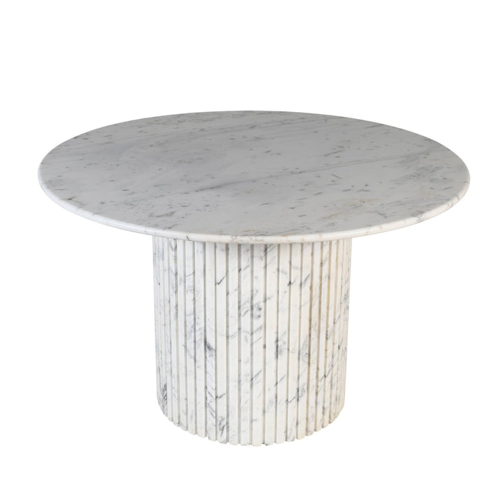 PTMD Neelim Dining Table Marble White