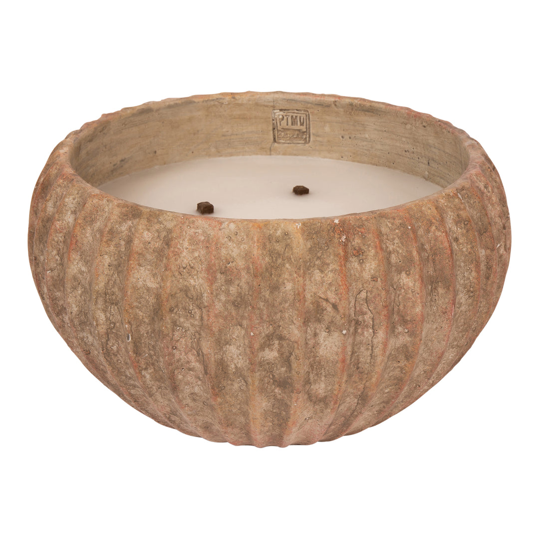 PTMD Yasmeene Brown Cement Outdoor Candle XL