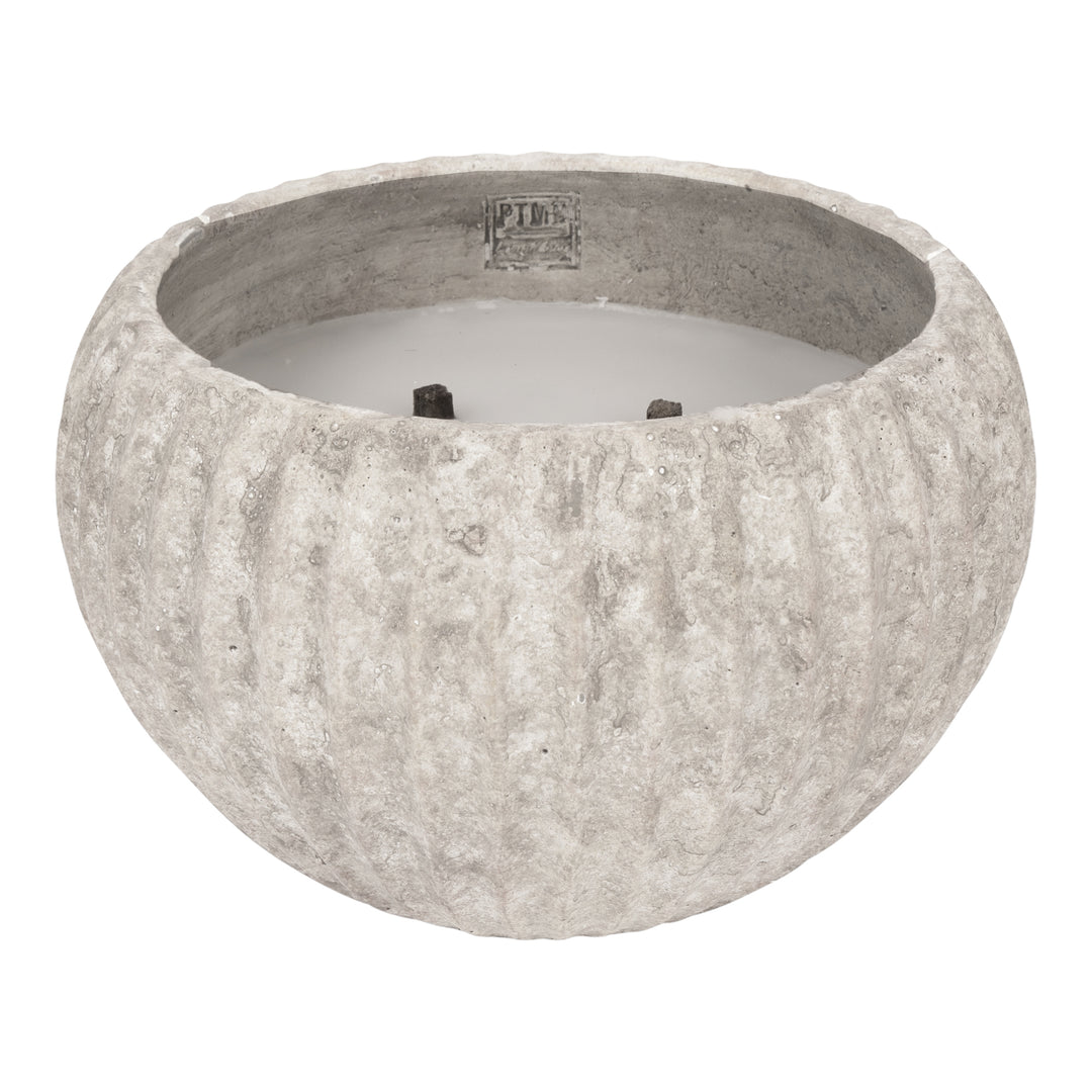 PTMD Yasmeene Crème Cement Outdoor Candle L