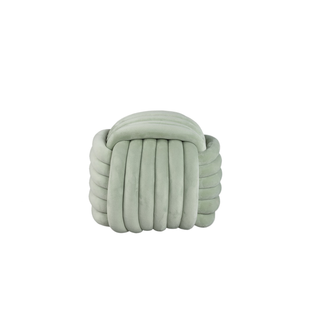 PTMD Chunnan Pouf Mint Handwoven S