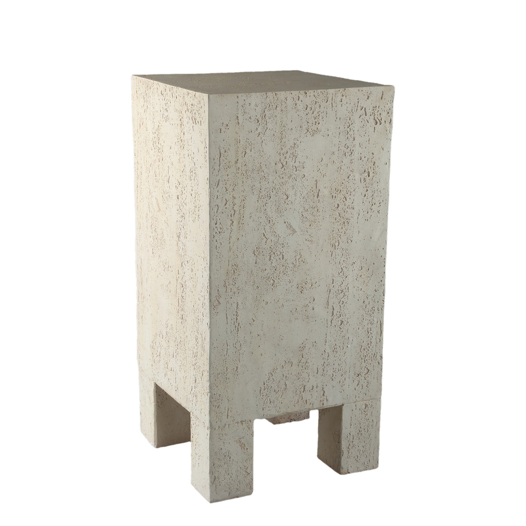 PTMD Side Table Chandar Cream Rectangle 