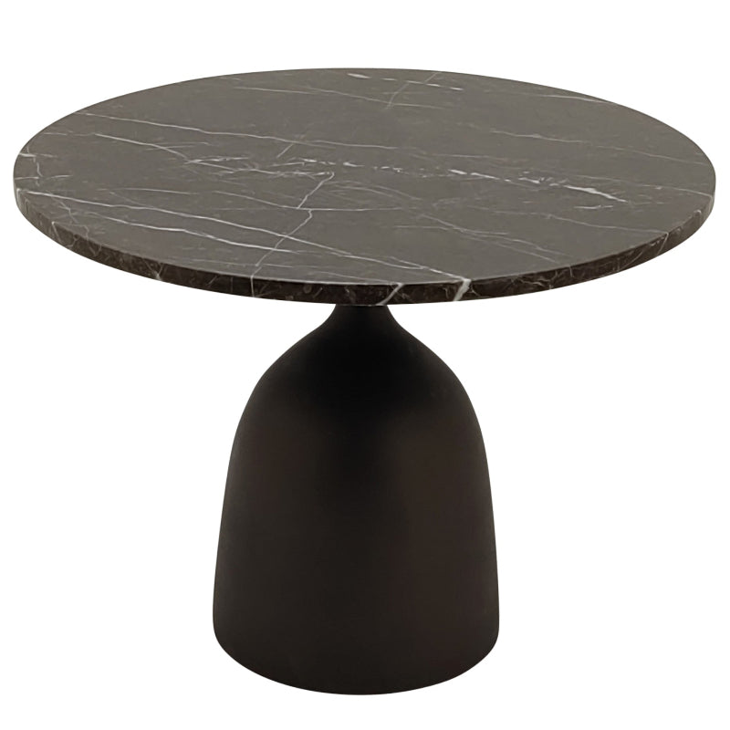 PTMD Side table Patras Marble Brown 