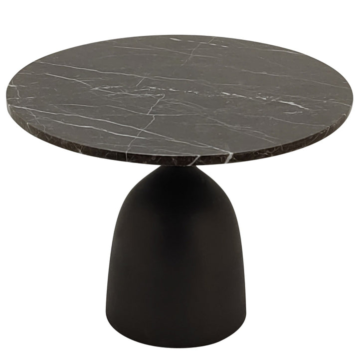 PTMD Side table Patras Marble Brown 