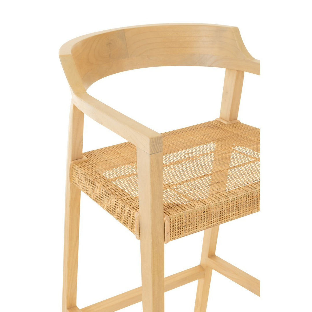 J-Line Bar chair Emma Teak Natural