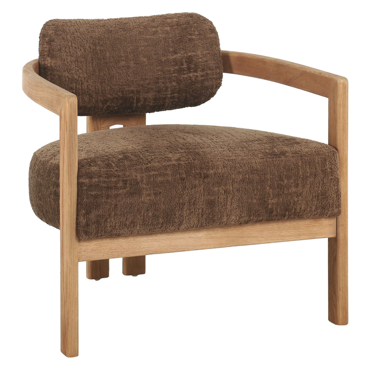 MUST Living Lounge Chair Kelly Natural Hazelnut