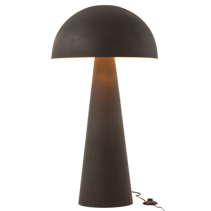 J-Line Floor Lamp Mushroom Metal Black XL