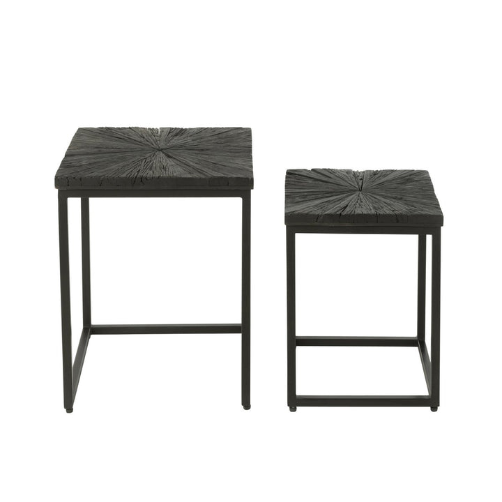 J-Line Side table Shanil Wood Black