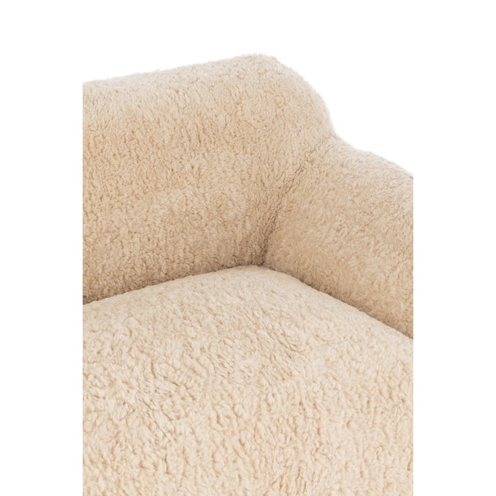 J-Line Sofa Sheep Polyester Creme Groß