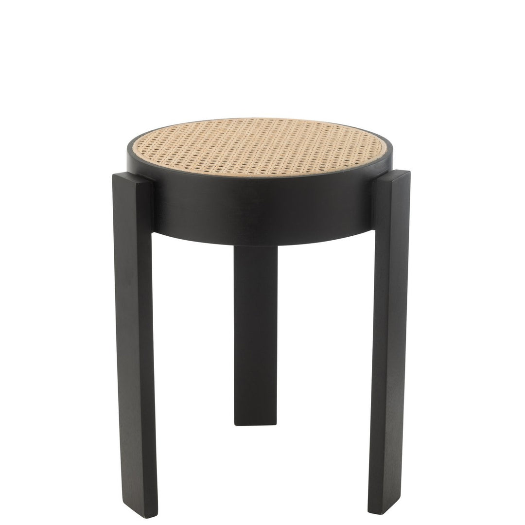 J-Line Stool Pune Mango Wood Black