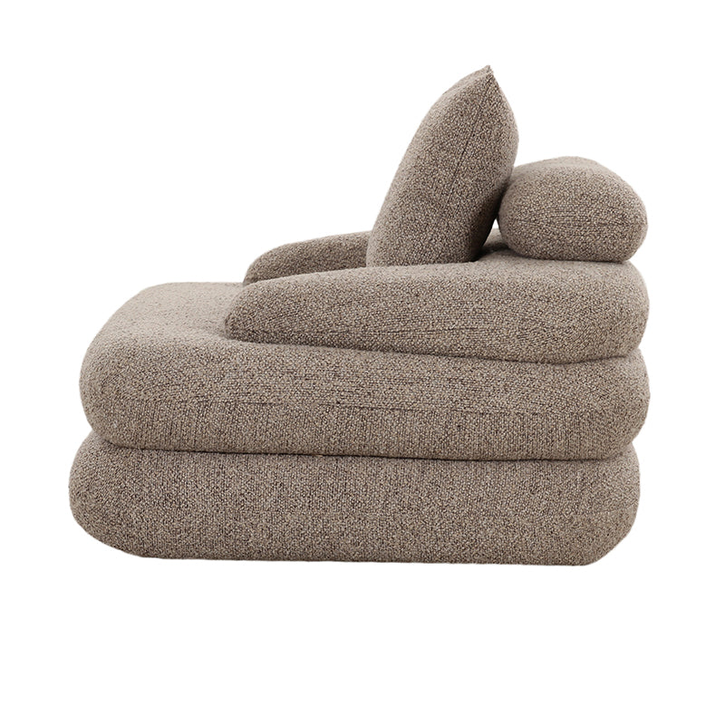 Cairo Lounge Chair Sand Bouclé