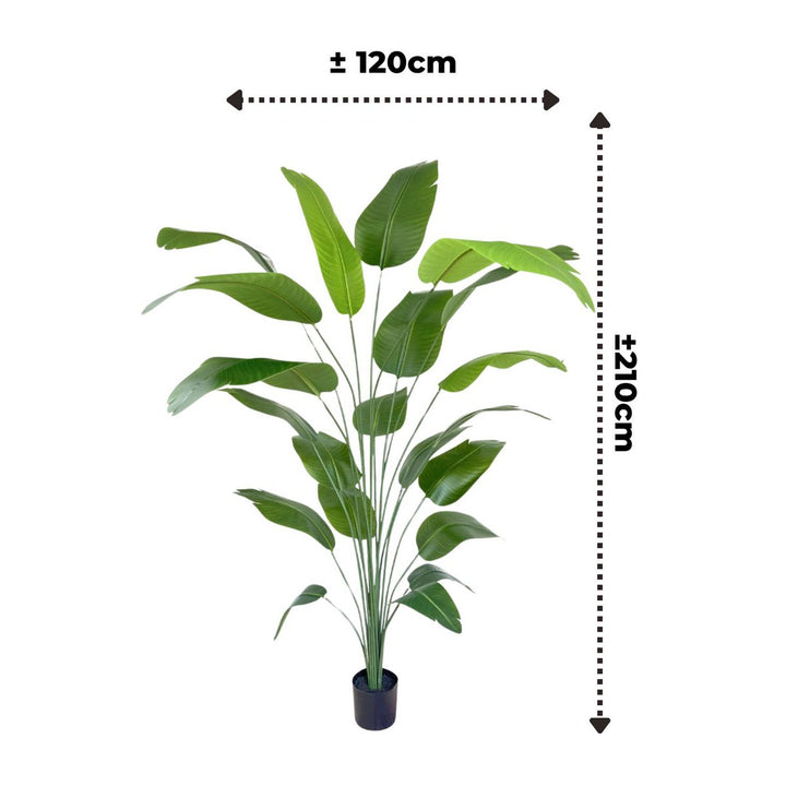 Kunst Bananenplant 210 cm