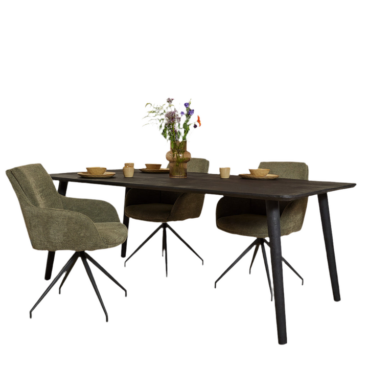 Eettafel Omaha Black | 180 cm