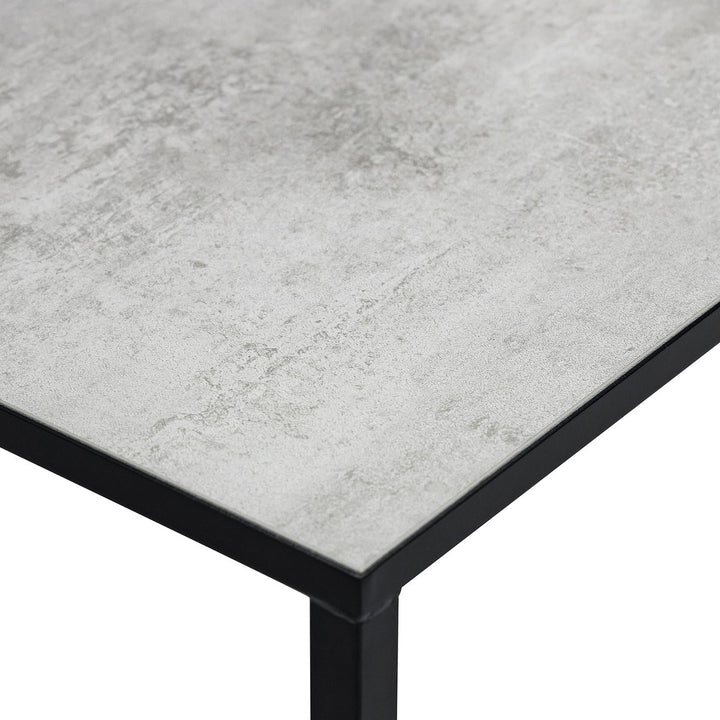 Stalux Coffee table set Lisa Black/Concrete