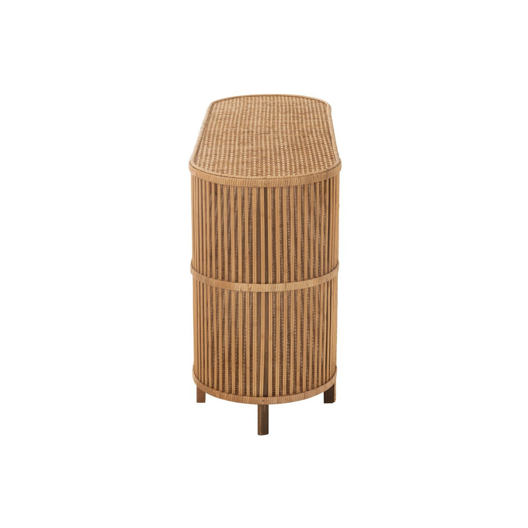 J-Line Konsolentisch Exo Bambus Rattan Natur