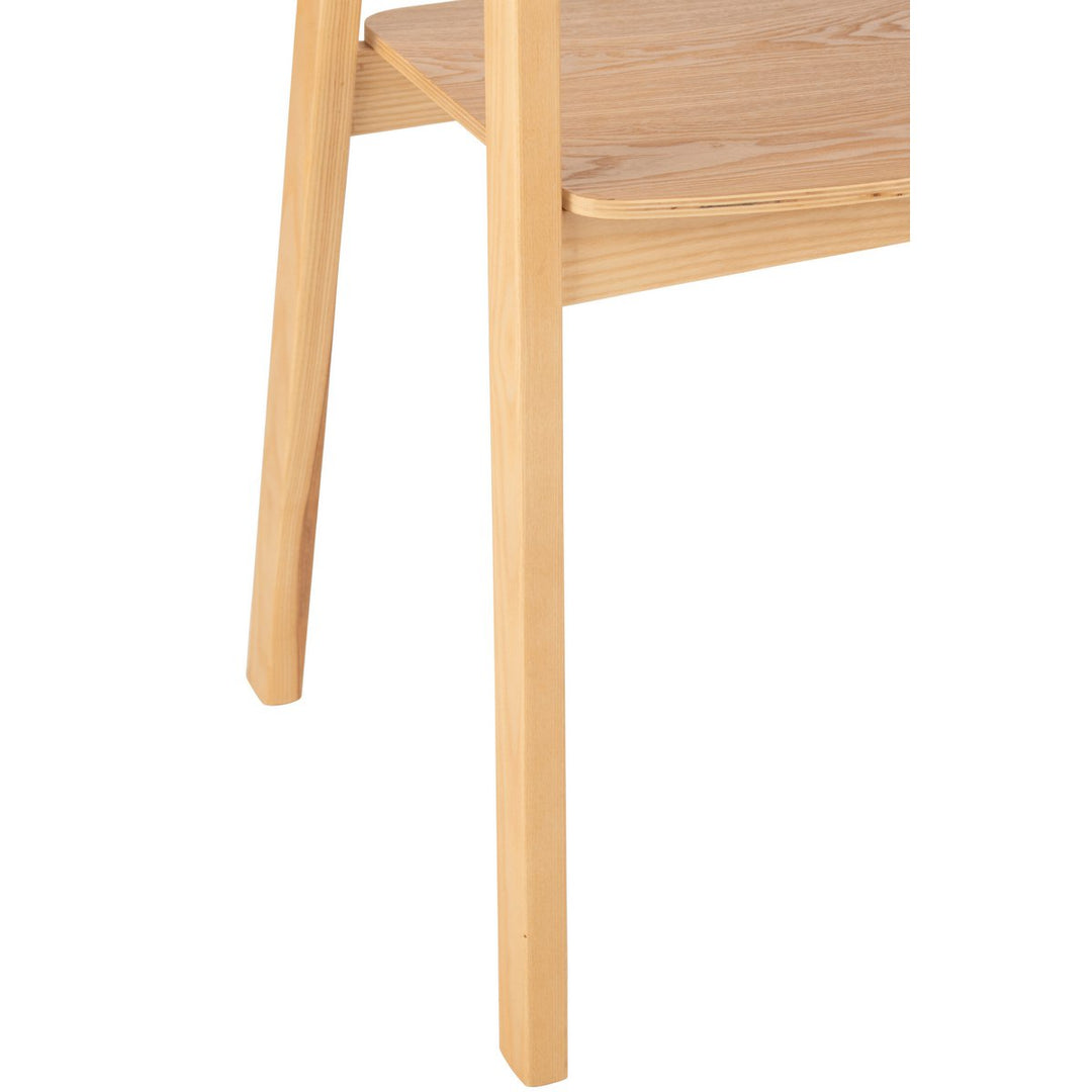 J-Line Chair Naga Ash Wood Natural