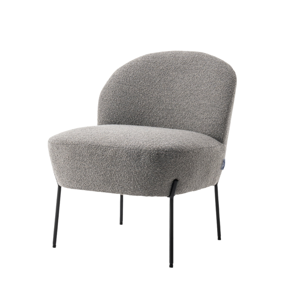 Baudin Fauteuil Teddy Steel