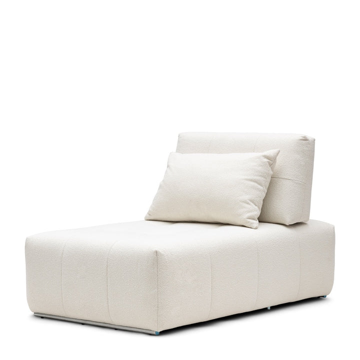 Rivièra Maison The Mark II Chaise Longue bouclé simply white