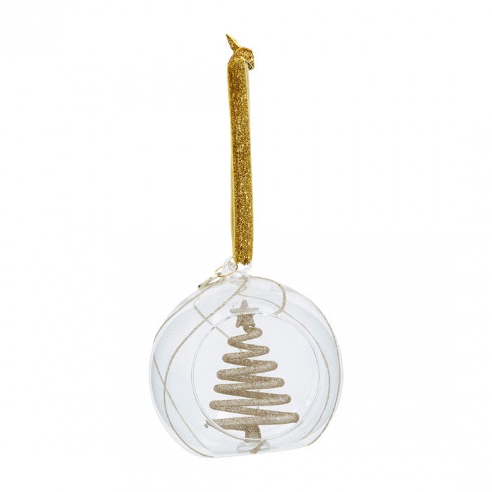 Ornament Sparkling Tree (set van 5)