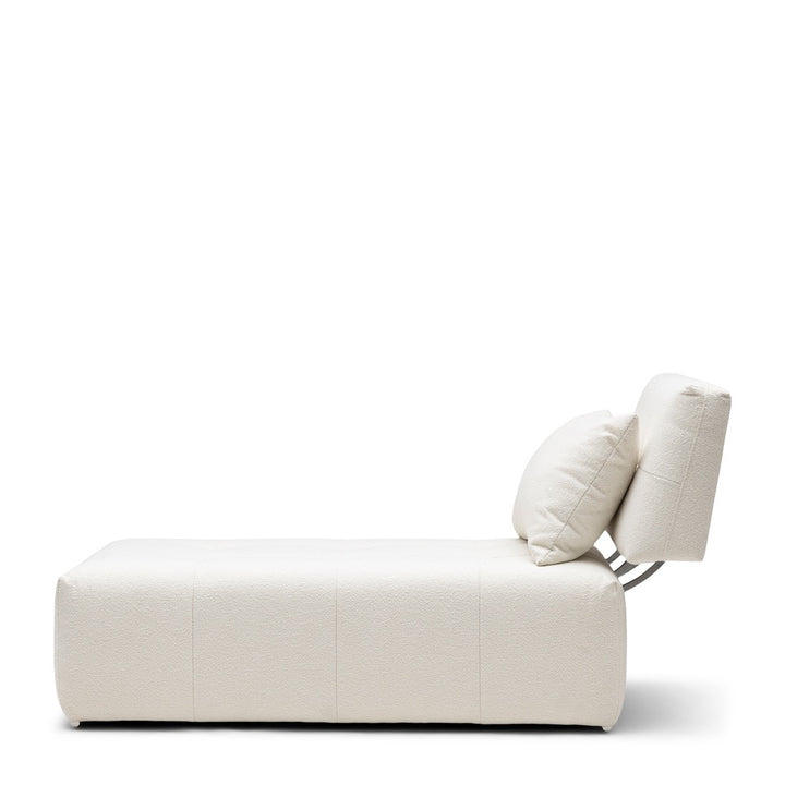 Rivièra Maison The Mark II Chaise Longue bouclé simply white