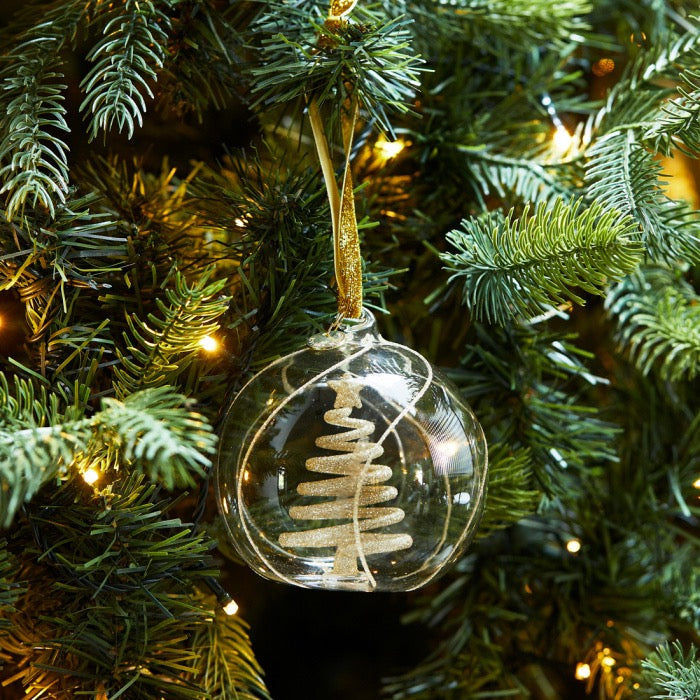 Ornament Sparkling Tree (set van 5)