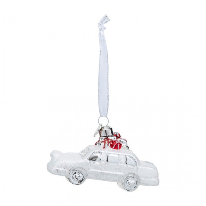 Ornament Christmas Presents Car Goud (set van 5)