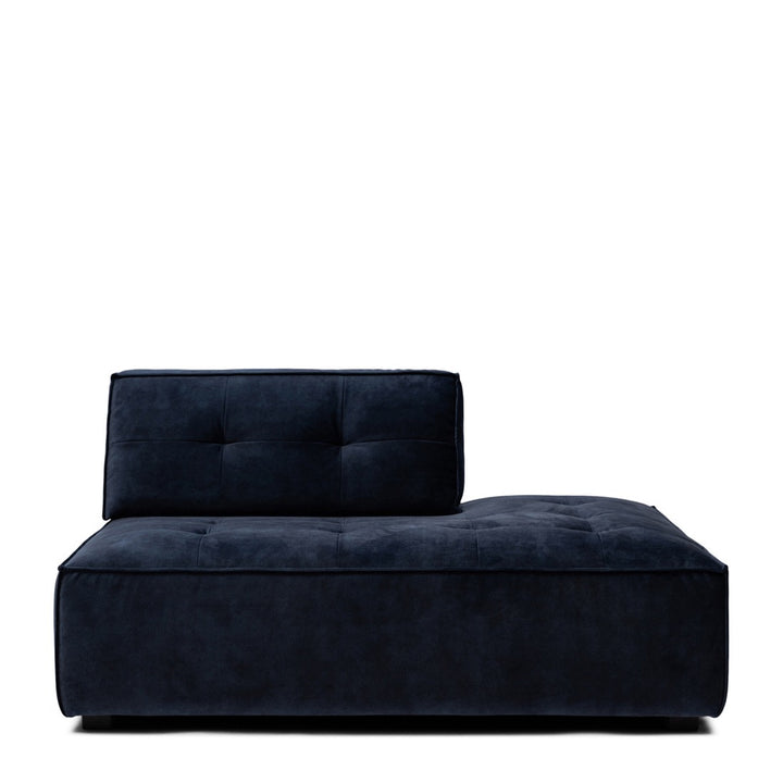 Brandon Lounger Right velvet estate blue