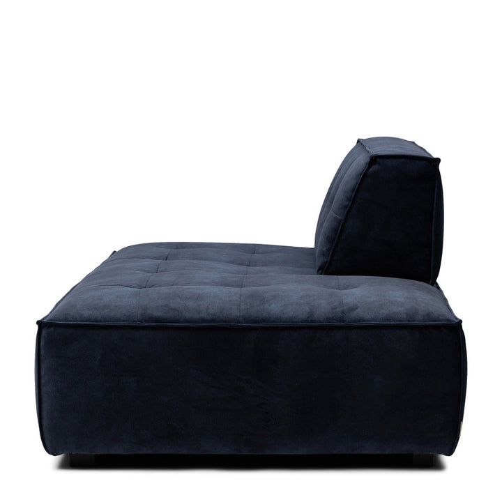 Brandon Lounger Right velvet estate blue