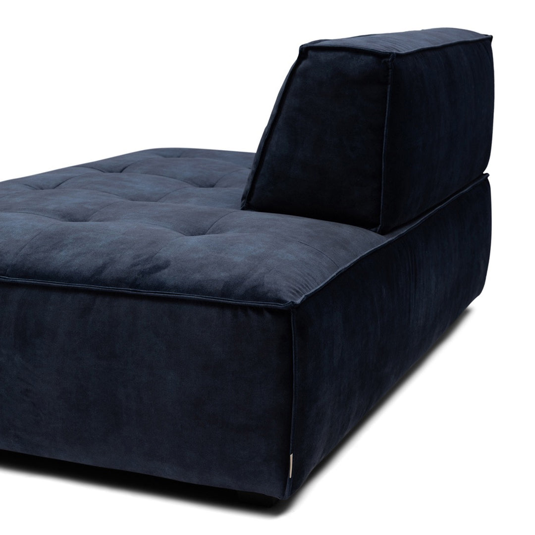 Brandon Lounger Right velvet estate blue