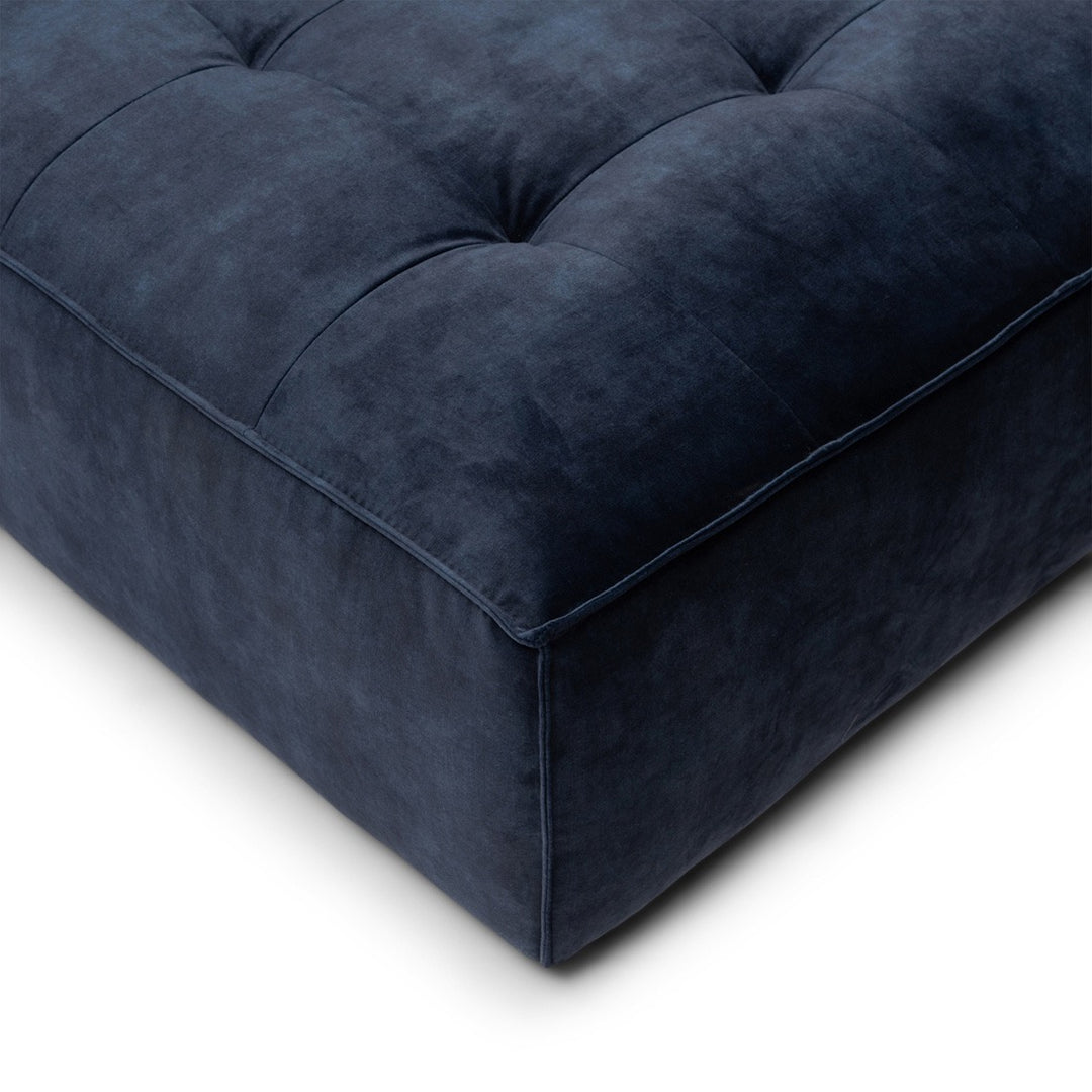 Brandon Lounger Right velvet estate blue