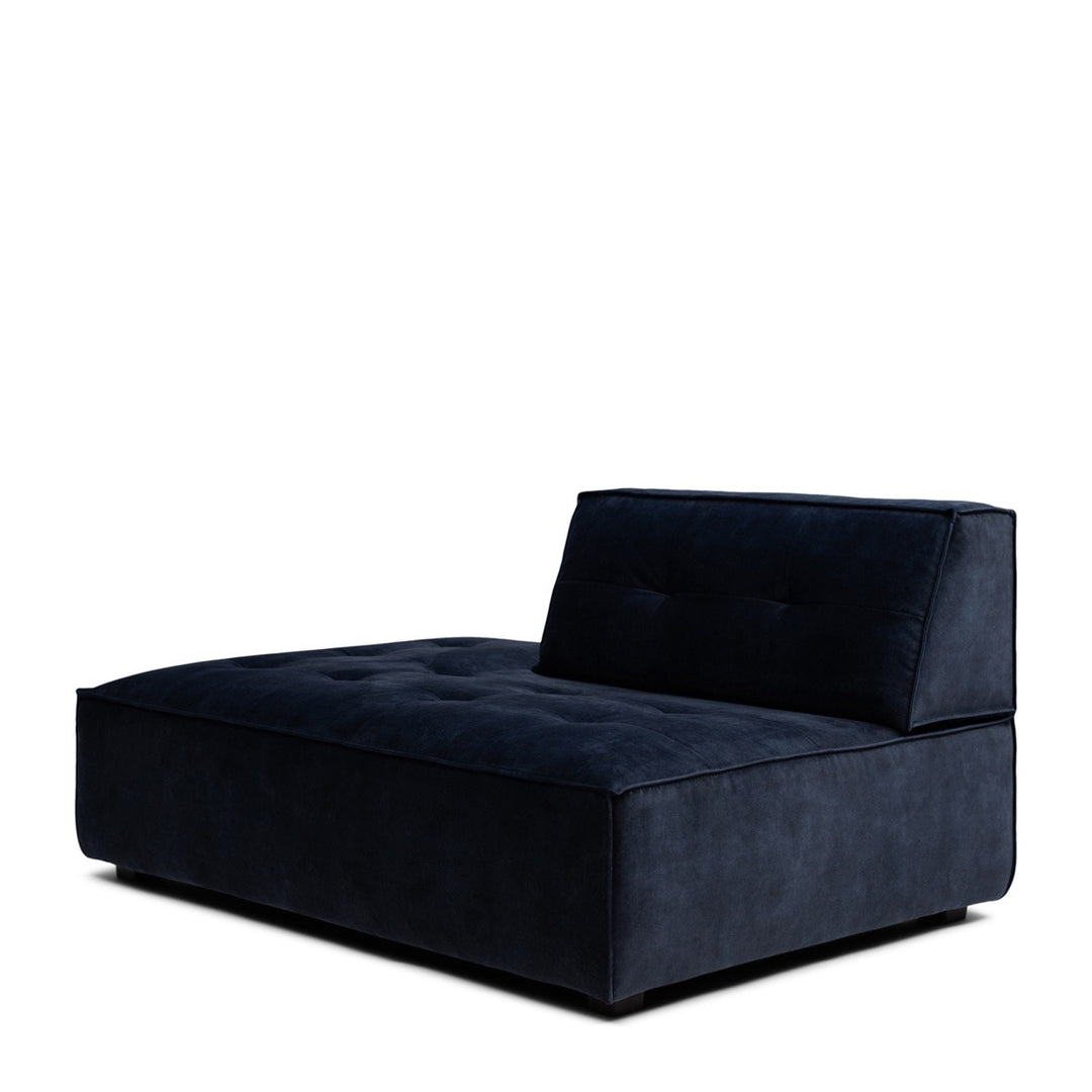 Brandon Lounger Left velvet estate blue