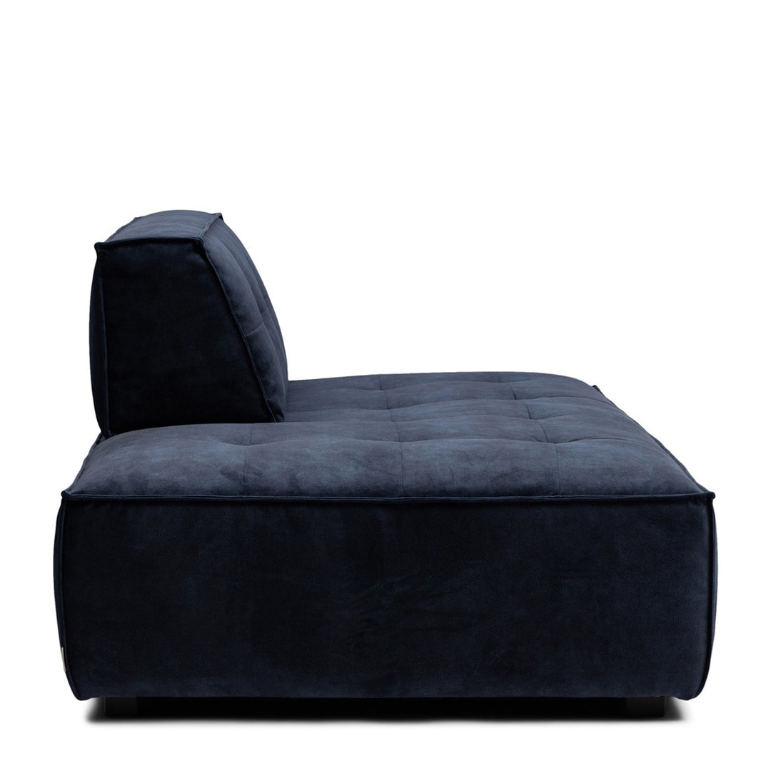 Brandon Lounger Left velvet estate blue