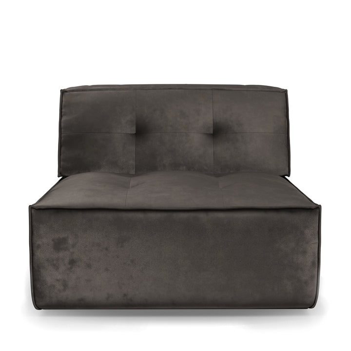 Rivièra Maison Brandon Center velvet grimaldi grey