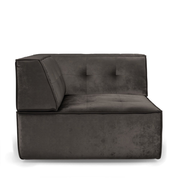 Brandon Corner velvet grimaldi gray 