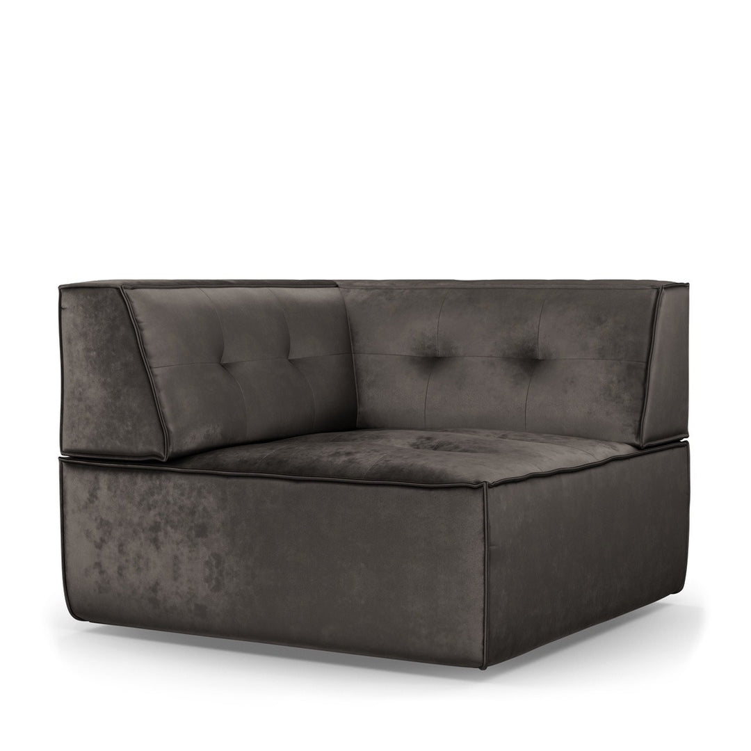 Brandon Corner velvet grimaldi gray 