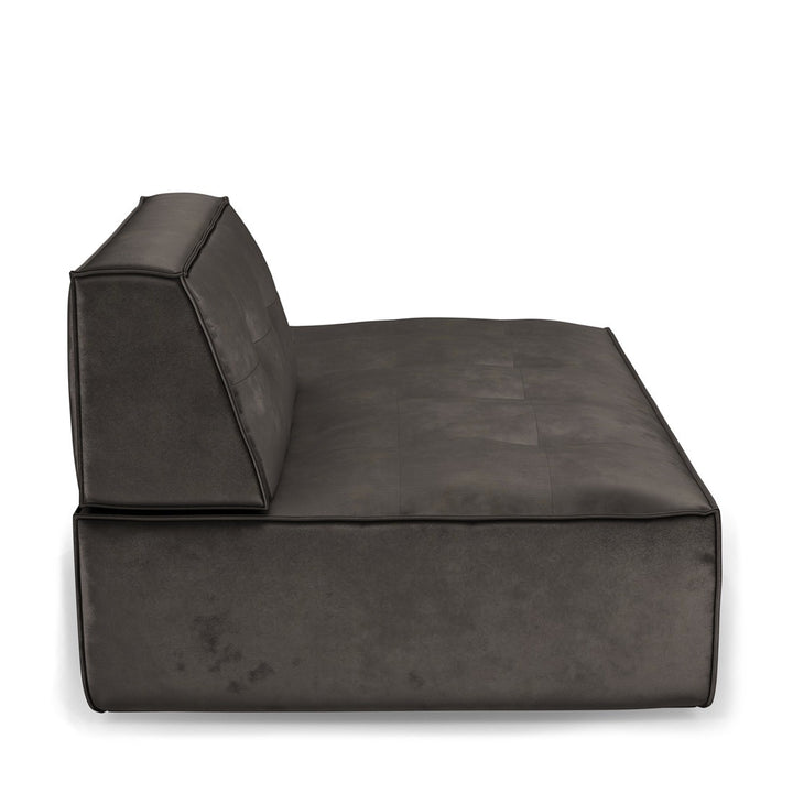 Brandon Lounger Right velvet grimaldi grey