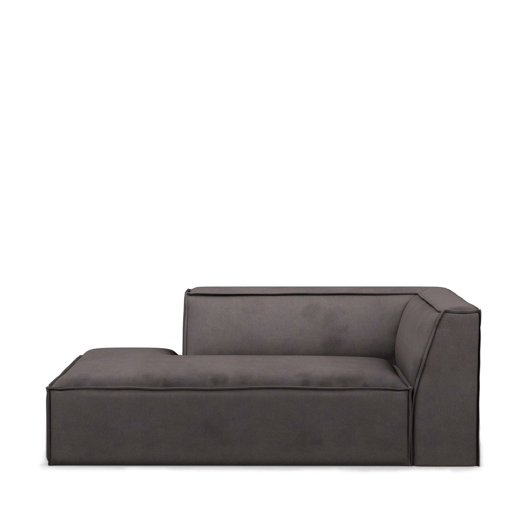 Rivièra Maison The Jagger Chaise Longue Left scottish suede noir