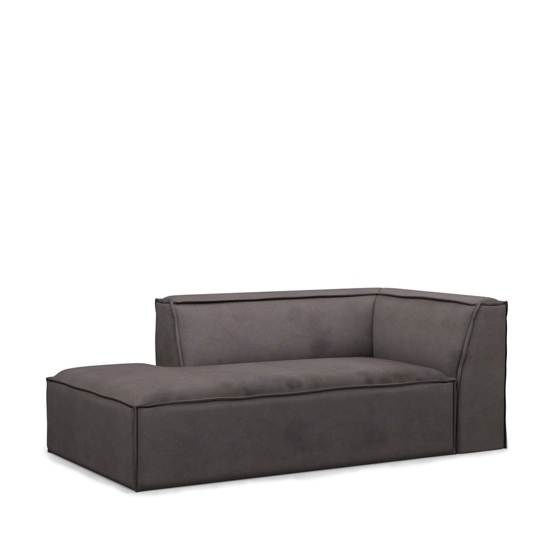 Rivièra Maison The Jagger Chaise Longue Left scottish suede noir