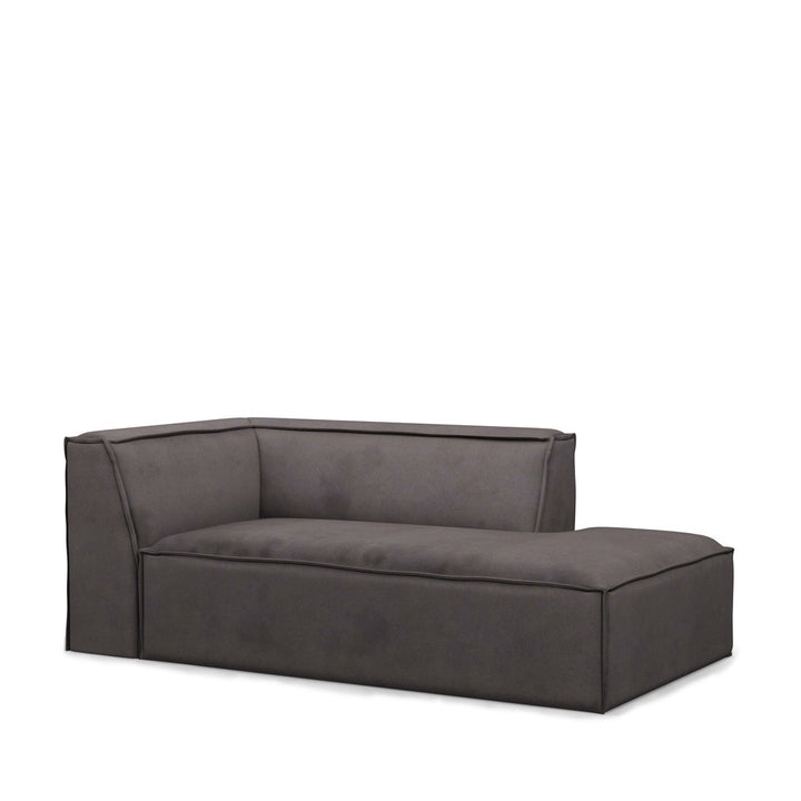 Rivièra Maison The Jagger Chaise Longue Right scottish suede noir